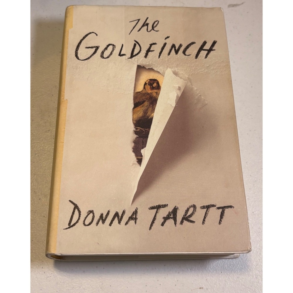 Donna Tartt The Goldfinch Fiction OS Beige Good Hardcover Pulitzer Winner